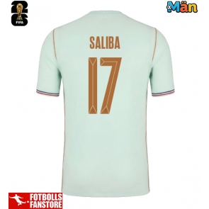 Frankrike William Saliba #17 Bortatröja VM 2026 Kortärmad