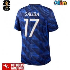 Frankrike William Saliba #17 Hemmatröja VM 2026 Kortärmad