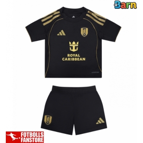 Fulham Tredje Tröja Barn 2025-26 Kortärmad (+ Korta byxor)