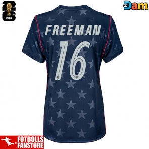 Förenta stater Alex Freeman #16 Bortatröja Dam VM 2026 Kortärmad