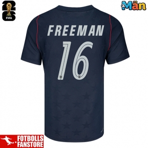 Förenta stater Alex Freeman #16 Bortatröja VM 2026 Kortärmad