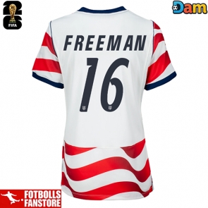 Förenta stater Alex Freeman #16 Hemmatröja Dam VM 2026 Kortärmad