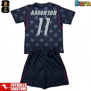 Förenta stater Brenden Aaronson #11 Bortatröja Barn VM 2026 Kortärmad (+ Korta byxor)