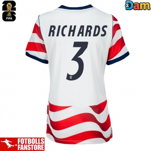 Förenta stater Chris Richards #3 Hemmatröja Dam VM 2026 Kortärmad
