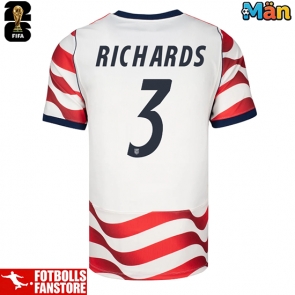 Förenta stater Chris Richards #3 Hemmatröja VM 2026 Kortärmad