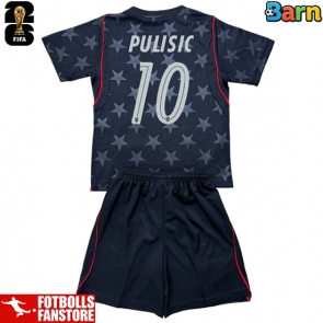 Förenta stater Christian Pulisic #10 Bortatröja Barn VM 2026 Kortärmad (+ Korta byxor)