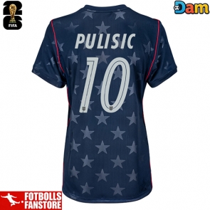 Förenta stater Christian Pulisic #10 Bortatröja Dam VM 2026 Kortärmad