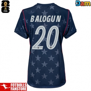 Förenta stater Folarin Balogun #20 Bortatröja Dam VM 2026 Kortärmad