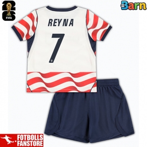 Förenta stater Giovanni Reyna #7 Hemmatröja Barn VM 2026 Kortärmad (+ Korta byxor)