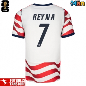 Förenta stater Giovanni Reyna #7 Hemmatröja VM 2026 Kortärmad