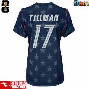 Förenta stater Malik Tillman #17 Bortatröja Dam VM 2026 Kortärmad