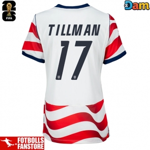 Förenta stater Malik Tillman #17 Hemmatröja Dam VM 2026 Kortärmad