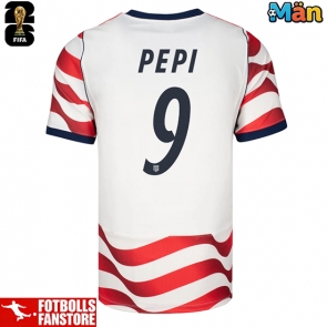 Förenta stater Ricardo Pepi #9 Hemmatröja VM 2026 Kortärmad