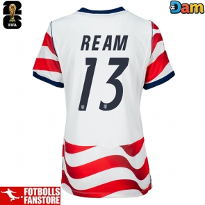 Förenta stater Tim Ream #13 Hemmatröja Dam VM 2026 Kortärmad