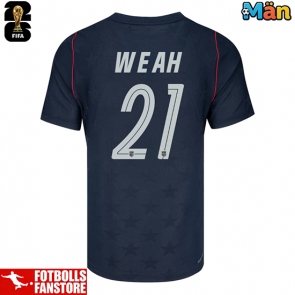 Förenta stater Timothy Weah #21 Bortatröja VM 2026 Kortärmad