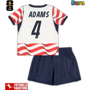 Förenta stater Tyler Adams #4 Hemmatröja Barn VM 2026 Kortärmad (+ Korta byxor)