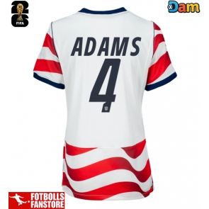 Förenta stater Tyler Adams #4 Hemmatröja Dam VM 2026 Kortärmad