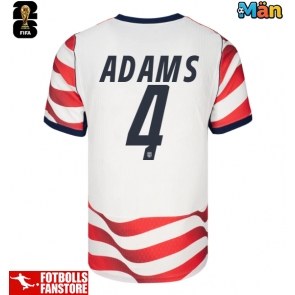 Förenta stater Tyler Adams #4 Hemmatröja VM 2026 Kortärmad