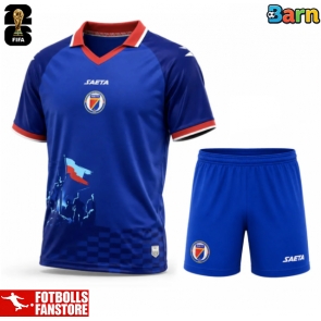 Haiti Hemmatröja Barn VM 2026 Kortärmad (+ Korta byxor)