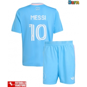 Inter Miami Lionel Messi #10 Tredje Tröja Barn 2025-26 Kortärmad (+ Korta byxor)