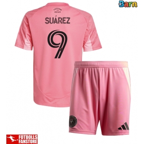 Inter Miami Luis Suarez #9 Hemmatröja Barn 2025-26 Kortärmad (+ Korta byxor)