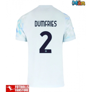 Inter Milan Denzel Dumfries #2 Bortatröja 2025-26 Kortärmad