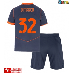 Inter Milan Federico Dimarco #32 Tredje Tröja Barn 2025-26 Kortärmad (+ Korta byxor)