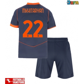 Inter Milan Henrikh Mkhitaryan #22 Tredje Tröja Barn 2025-26 Kortärmad (+ Korta byxor)