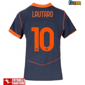 Inter Milan Lautaro Martinez #10 Tredje Tröja Dam 2025-26 Kortärmad