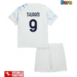Inter Milan Marcus Thuram #9 Bortatröja Barn 2025-26 Kortärmad (+ Korta byxor)