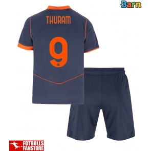 Inter Milan Marcus Thuram #9 Tredje Tröja Barn 2025-26 Kortärmad (+ Korta byxor)