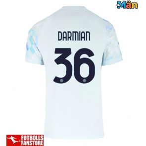Inter Milan Matteo Darmian #36 Bortatröja 2025-26 Kortärmad