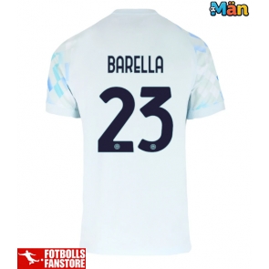 Inter Milan Nicolo Barella #23 Bortatröja 2025-26 Kortärmad