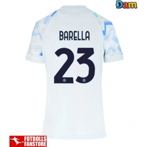 Inter Milan Nicolo Barella #23 Bortatröja Dam 2025-26 Kortärmad