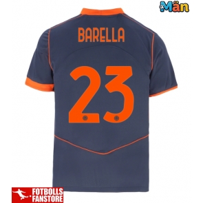 Inter Milan Nicolo Barella #23 Tredje Tröja 2025-26 Kortärmad