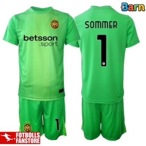 Inter Milan Yann Sommer #1 Målvakt Tredje Tröja Barn 2025-26 Kortärmad (+ Korta byxor)