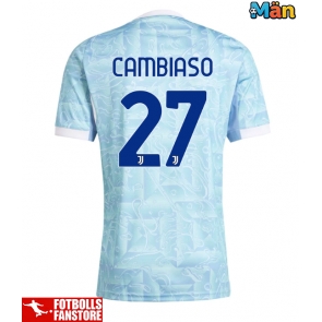 Juventus Andrea Cambiaso #27 Bortatröja 2025-26 Kortärmad