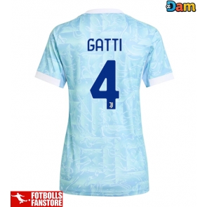 Juventus Federico Gatti #4 Bortatröja Dam 2025-26 Kortärmad