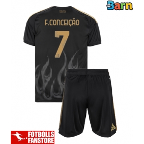 Juventus Francisco Conceicao #7 Tredje Tröja Barn 2026-27 Kortärmad (+ Korta byxor)