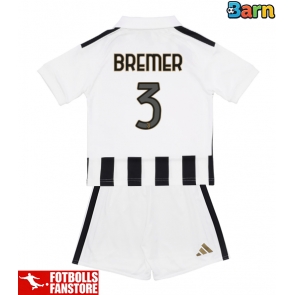 Juventus Gleison Bremer #3 Hemmatröja Barn 2026-27 Kortärmad (+ Korta byxor)