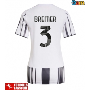 Juventus Gleison Bremer #3 Hemmatröja Dam 2025-26 Kortärmad
