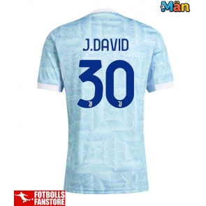 Juventus Jonathan David #30 Bortatröja 2025-26 Kortärmad