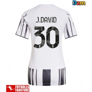 Juventus Jonathan David #30 Hemmatröja Dam 2025-26 Kortärmad