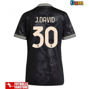 Juventus Jonathan David #30 Tredje Tröja Dam 2025-26 Kortärmad