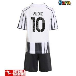 Juventus Kenan Yildiz #10 Hemmatröja Barn 2025-26 Kortärmad (+ Korta byxor)