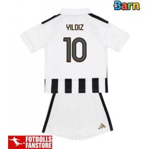Juventus Kenan Yildiz #10 Hemmatröja Barn 2026-27 Kortärmad (+ Korta byxor)