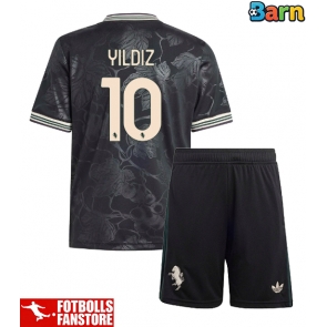 Juventus Kenan Yildiz #10 Tredje Tröja Barn 2025-26 Kortärmad (+ Korta byxor)