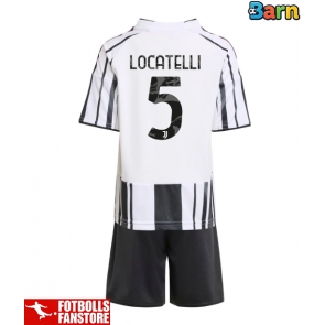 Juventus Manuel Locatelli #5 Hemmatröja Barn 2025-26 Kortärmad (+ Korta byxor)