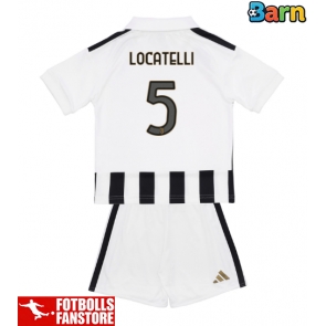 Juventus Manuel Locatelli #5 Hemmatröja Barn 2026-27 Kortärmad (+ Korta byxor)