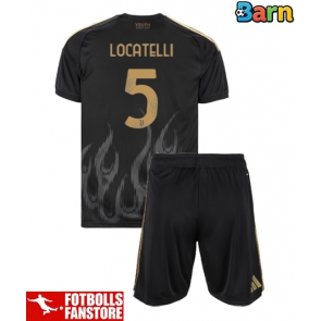 Juventus Manuel Locatelli #5 Tredje Tröja Barn 2026-27 Kortärmad (+ Korta byxor)